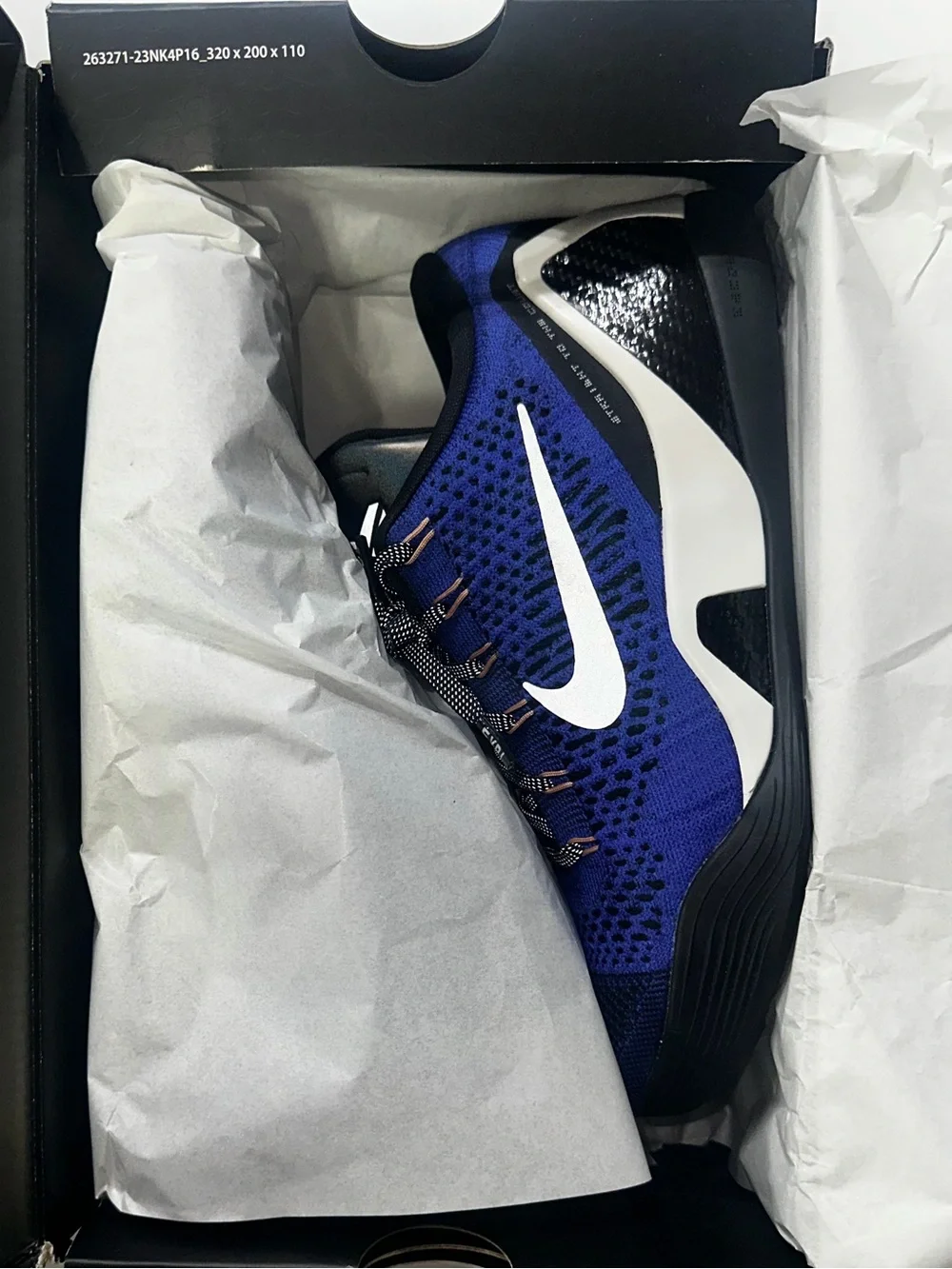 Men’s Nike Kobe 9 Elite Low Protro EYBL PE (Blue)